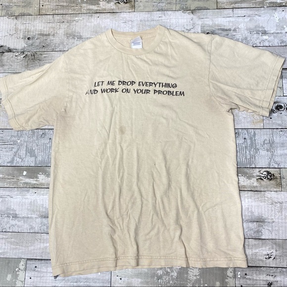 Vintage Other - Vintage problem solver graphic tee j.e.s california tag